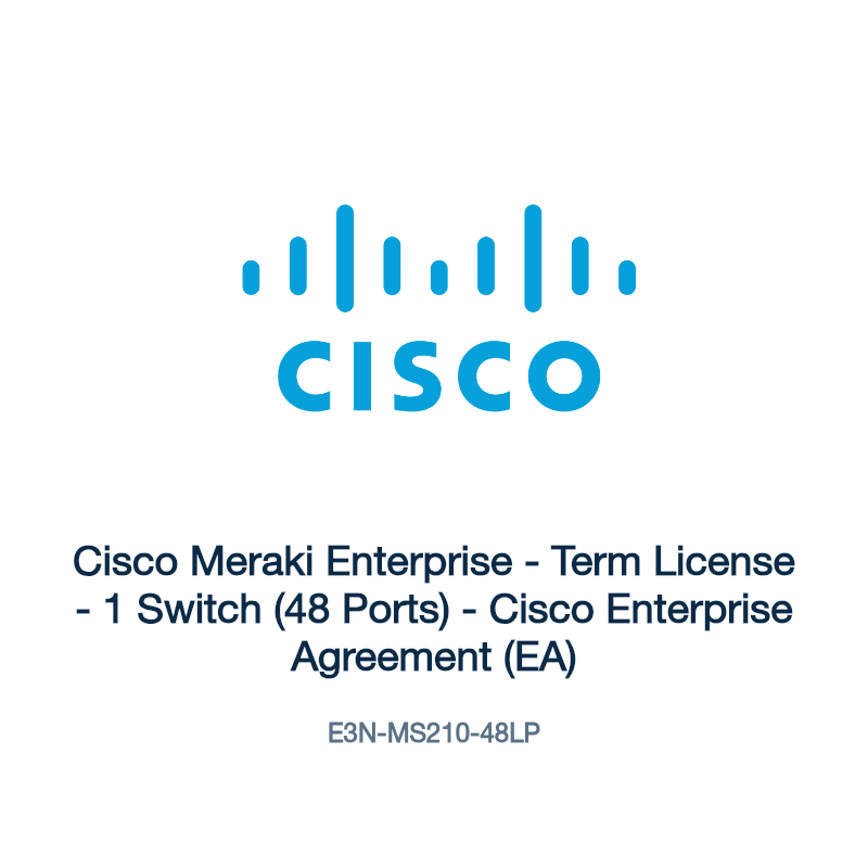 E3N-MS210-48LP: Cisco Meraki Enterprise