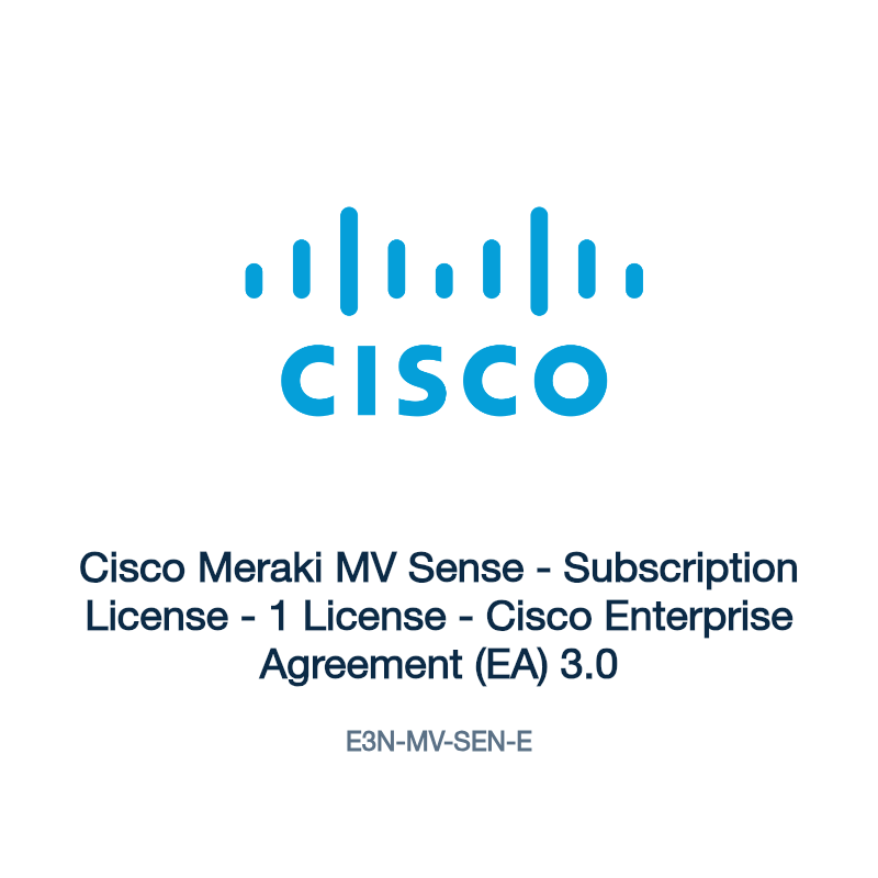 E3N-MV-SEN-E: Cisco Meraki MV Sense