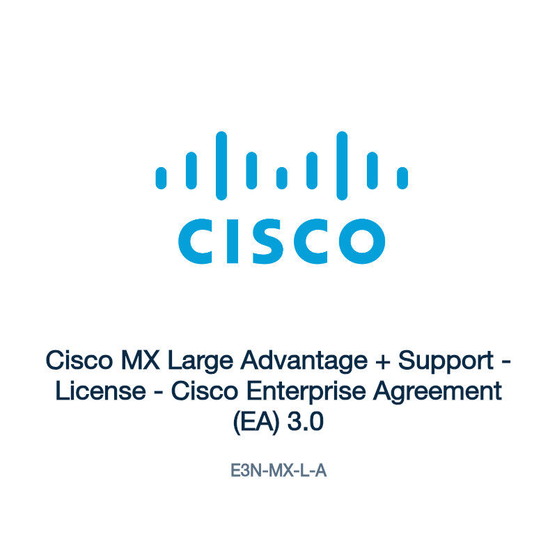 E3N-MX-L-A: Cisco MX Large Advantage + Support