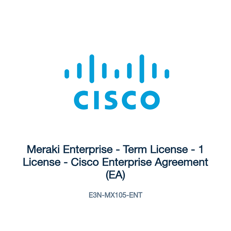 E3N-MX105-ENT: Meraki Enterprise