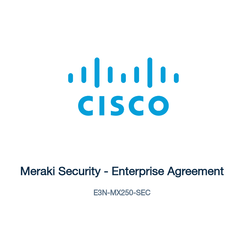 E3N-MX250-SEC: Meraki Security - Enterprise Agreement