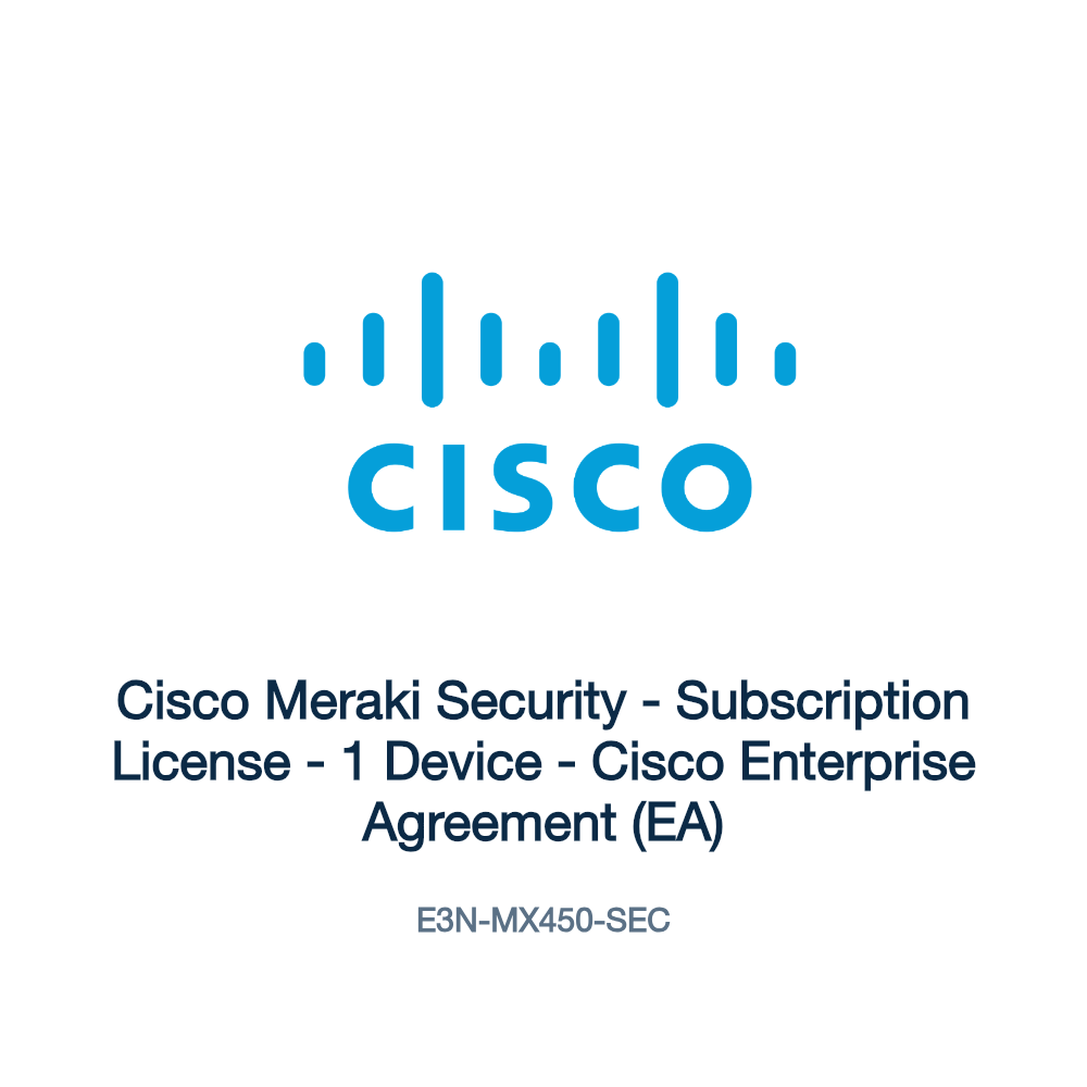 E3N-MX450-SEC: Cisco Meraki Security