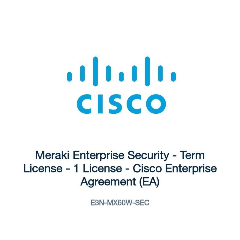 E3N-MX60W-SEC: Meraki Enterprise Security