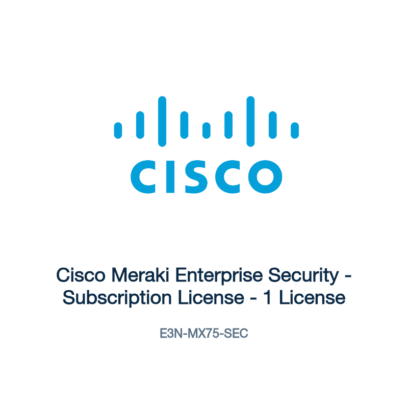 E3N-MX75-SEC: Cisco Meraki Enterprise Security