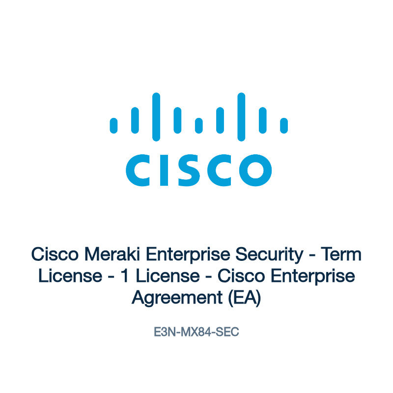 E3N-MX84-SEC: Cisco Meraki Enterprise Security