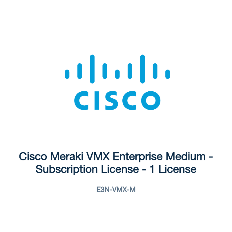 E3N-VMX-M: Cisco Meraki VMX Enterprise Medium