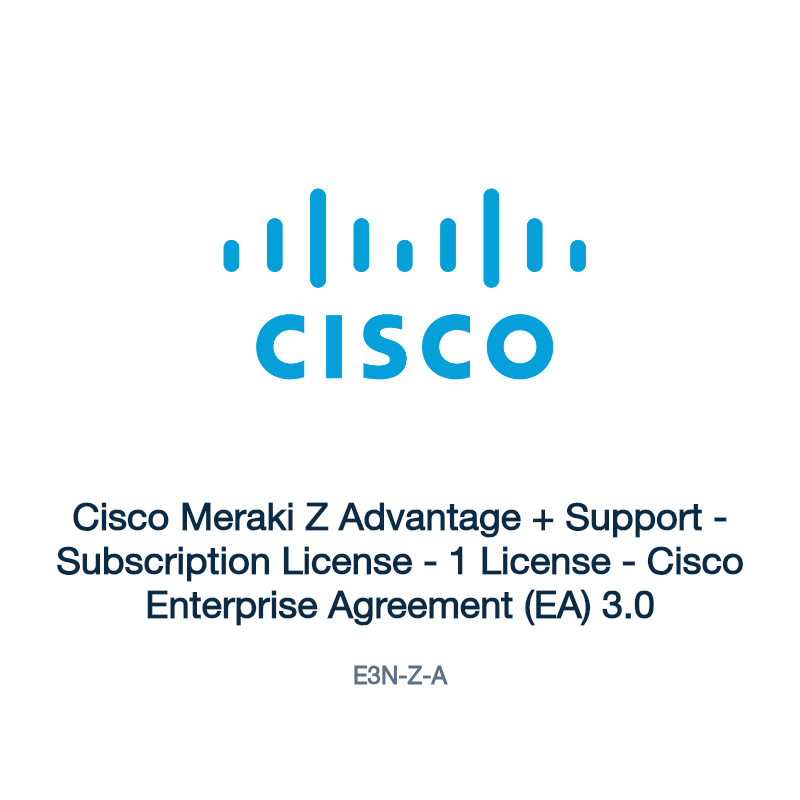 E3N-Z-A: Cisco Meraki Z Advantage + Support