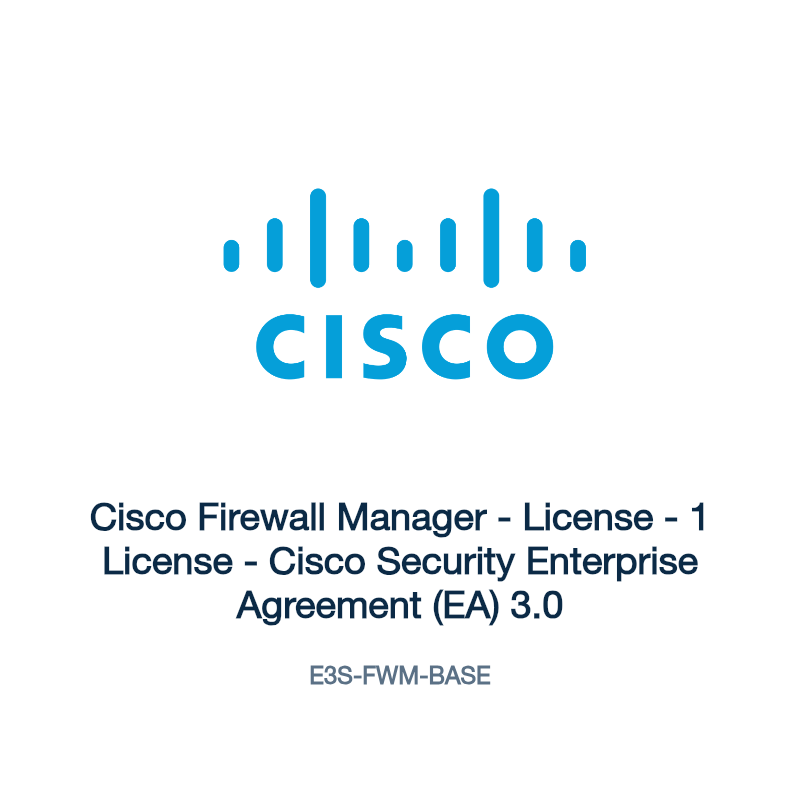 E3S-FWM-BASE: Cisco Firewall Manager
