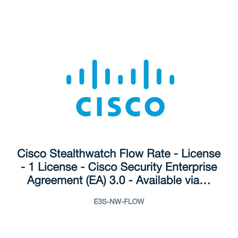 E3S-NW-FLOW: Cisco Stealthwatch Flow Rate