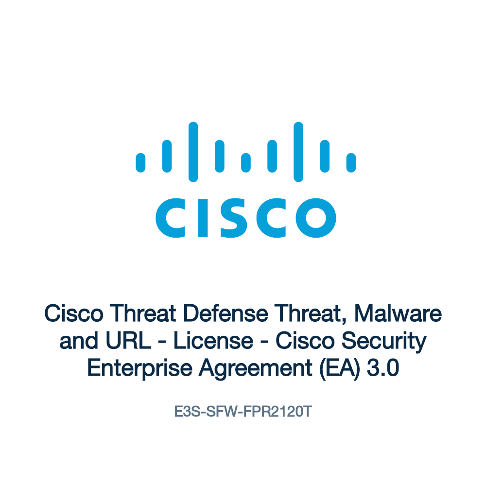 E3S-SFW-FPR2120T: Cisco Threat Defense Threat, Malware and URL
