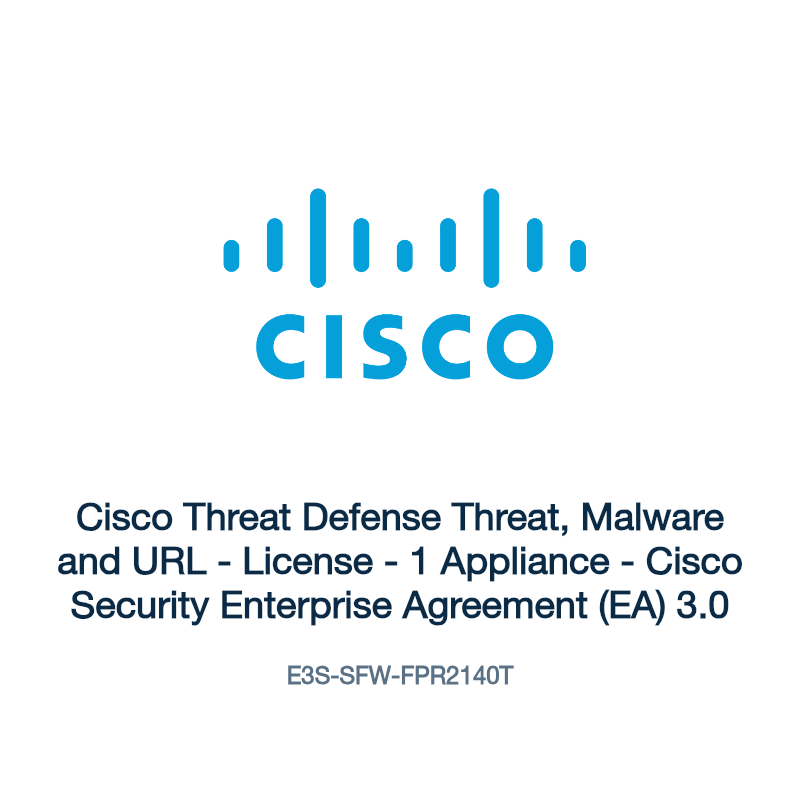E3S-SFW-FPR2140T: Cisco Threat Defense Threat, Malware and URL