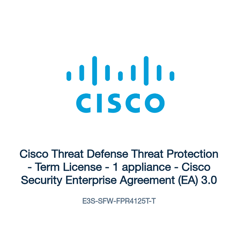 E3S-SFW-FPR4125T-T: Cisco Threat Defense Threat Protection