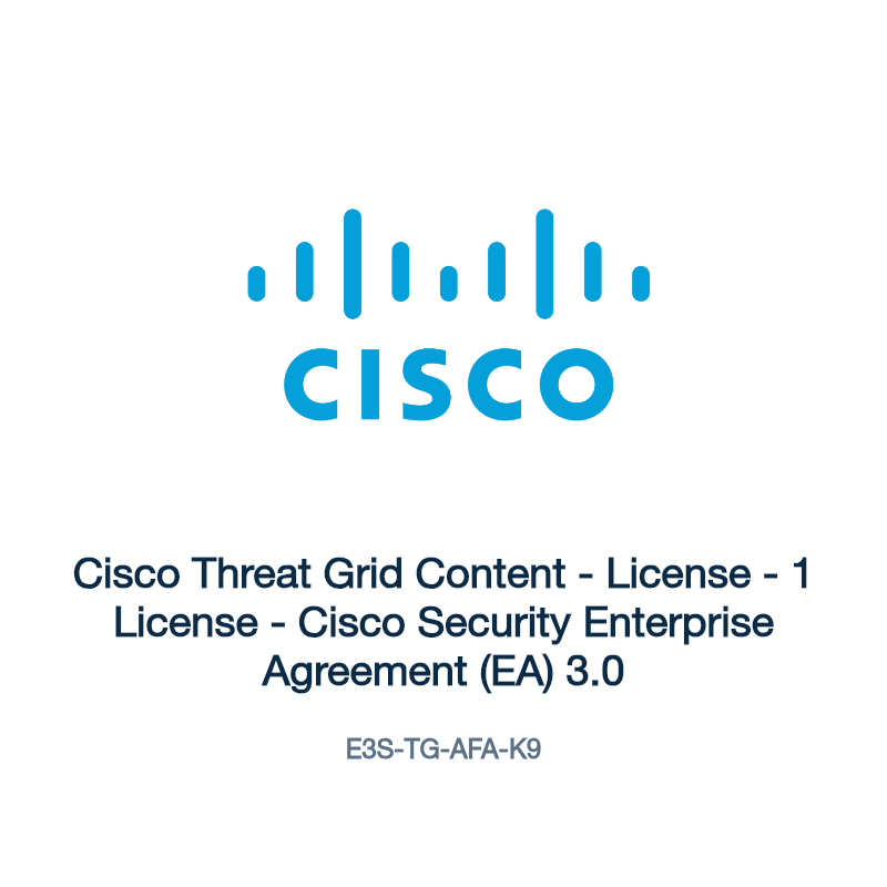 E3S-TG-AFA-K9: Cisco Threat Grid Content