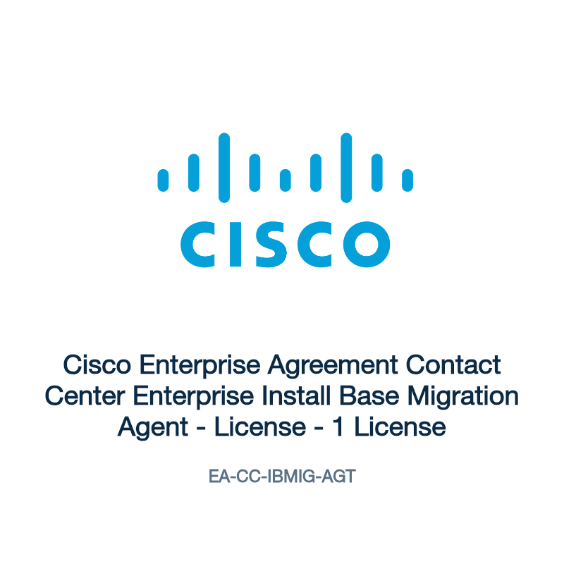EA-CC-IBMIG-AGT: Cisco Enterprise Agreement Contact Center Enterprise Install Base