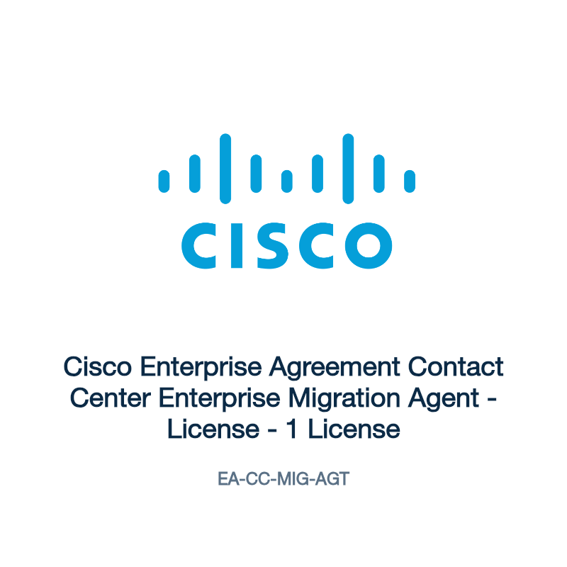 EA-CC-MIG-AGT: Cisco Enterprise Agreement Contact Center Enterprise Migration Agent
