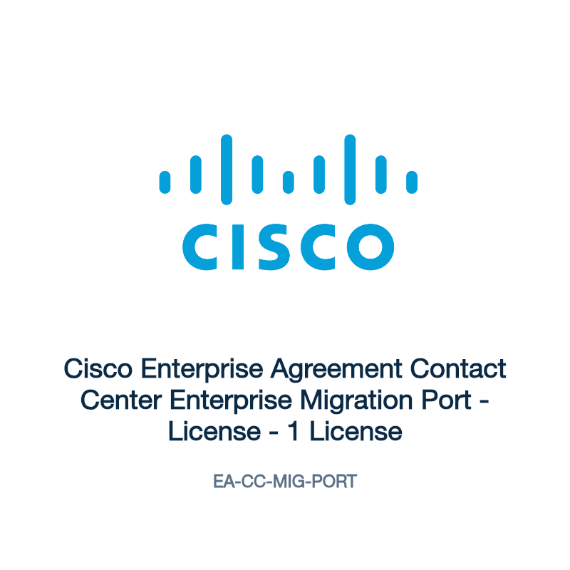 EA-CC-MIG-PORT: Cisco Enterprise Agreement Contact Center Enterprise Migration Port