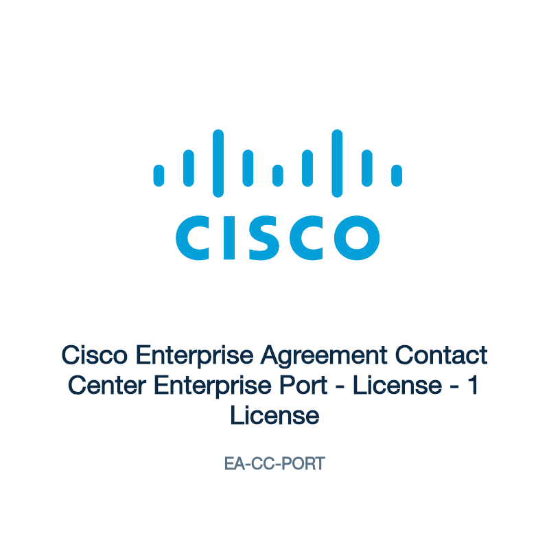 EA-CC-PORT: Cisco Enterprise Agreement Contact Center Enterprise Port