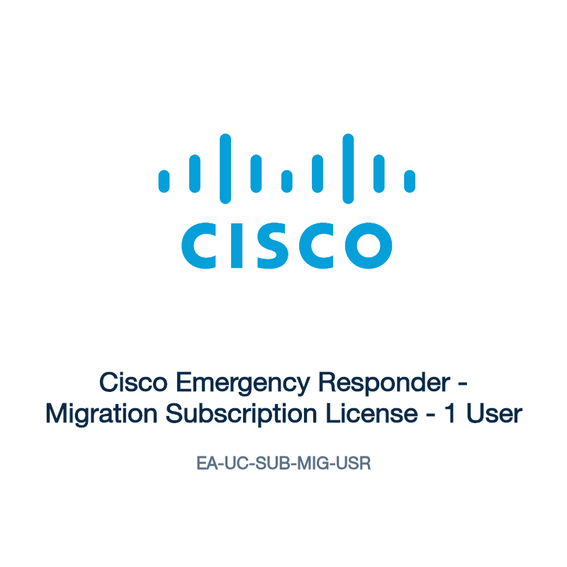 EA-UC-SUB-MIG-USR: Cisco Emergency Responder