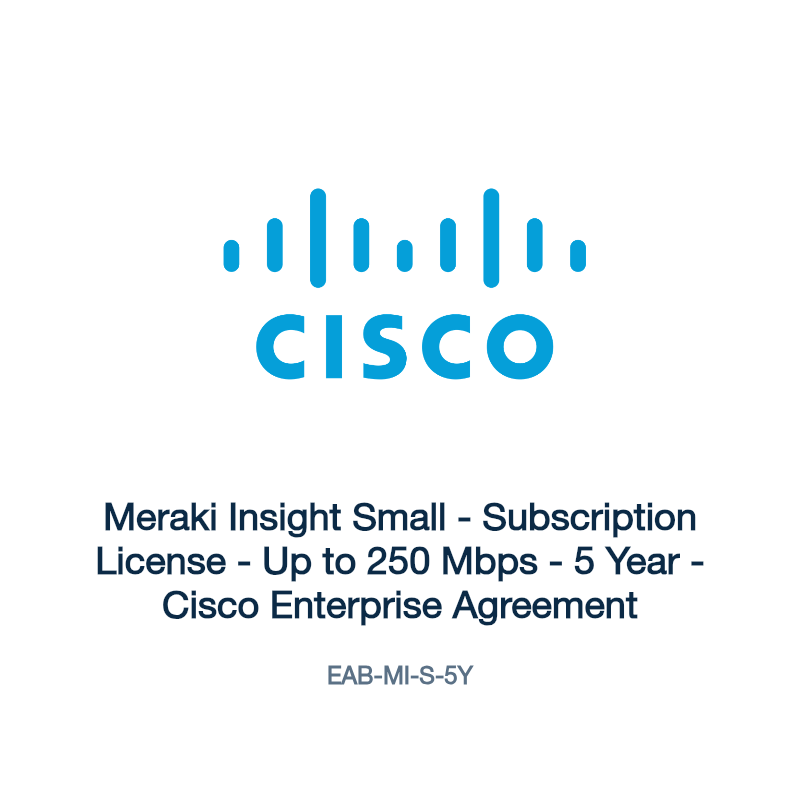 EAB-MI-S-5Y: Meraki Insight Small