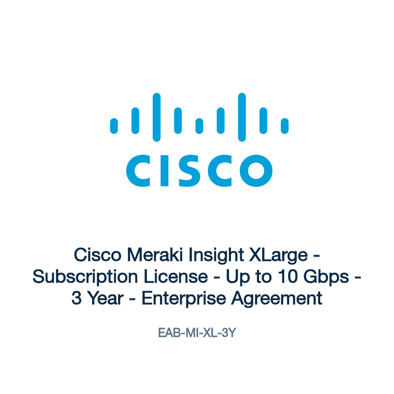 EAB-MI-XL-3Y: Cisco Meraki Insight XLarge
