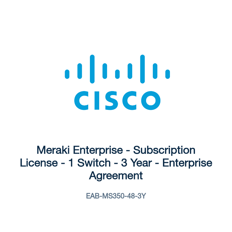 EAB-MS350-48-3Y: Meraki Enterprise