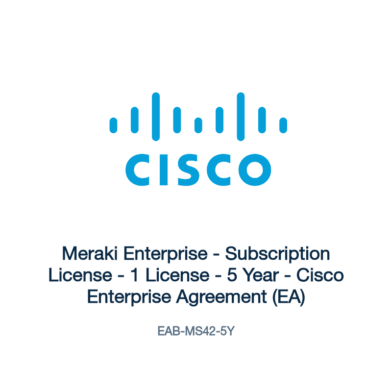 EAB-MS42-5Y: Meraki Enterprise