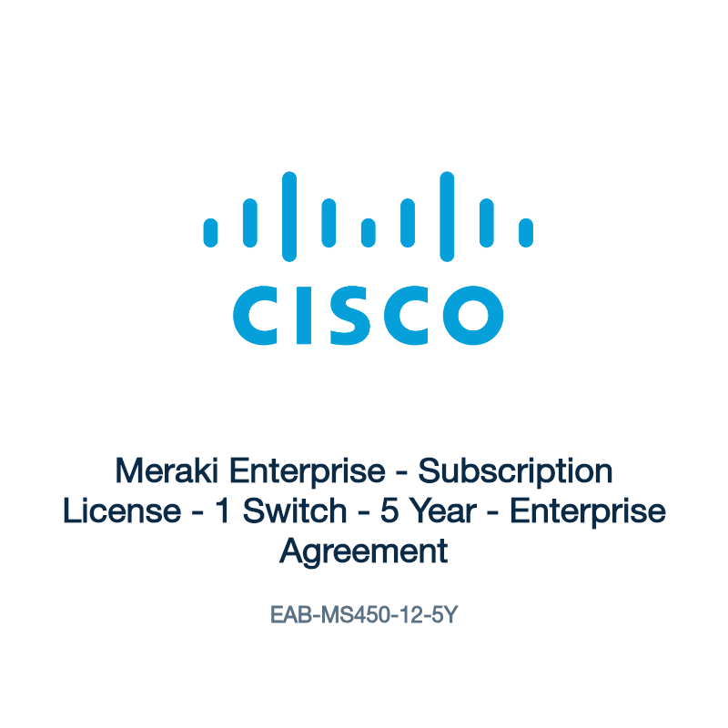 EAB-MS450-12-5Y: Meraki Enterprise
