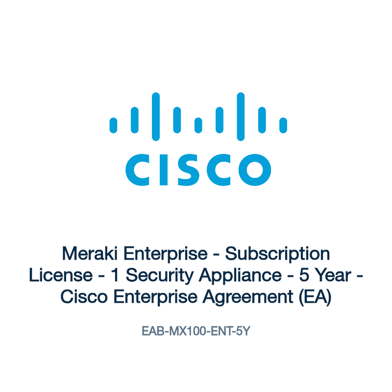 EAB-MX100-ENT-5Y: Meraki Enterprise