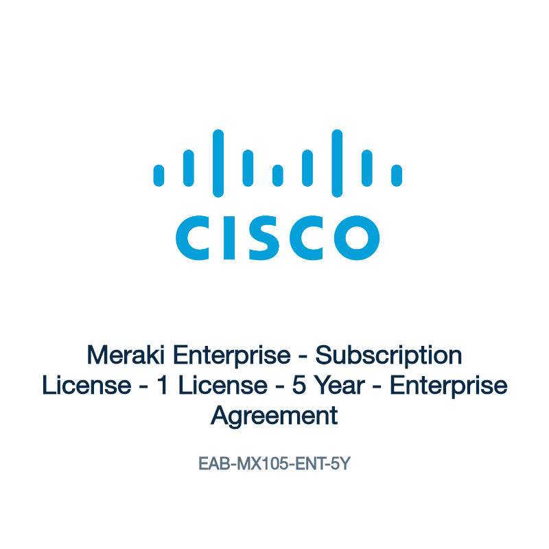 EAB-MX105-ENT-5Y: Meraki Enterprise