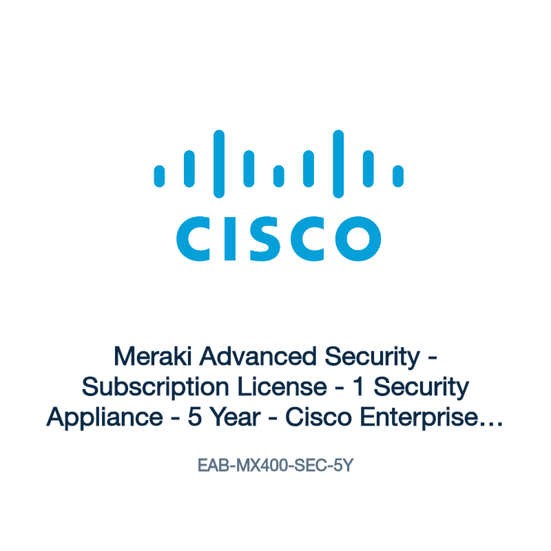 EAB-MX400-SEC-5Y: Meraki Advanced Security
