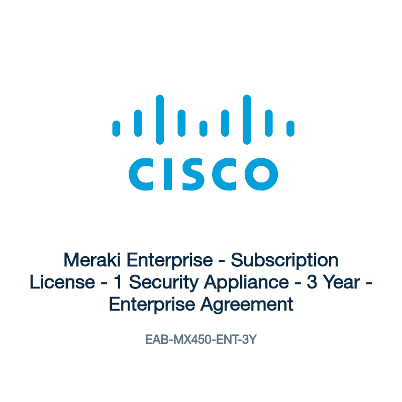 EAB-MX450-ENT-3Y: Meraki Enterprise