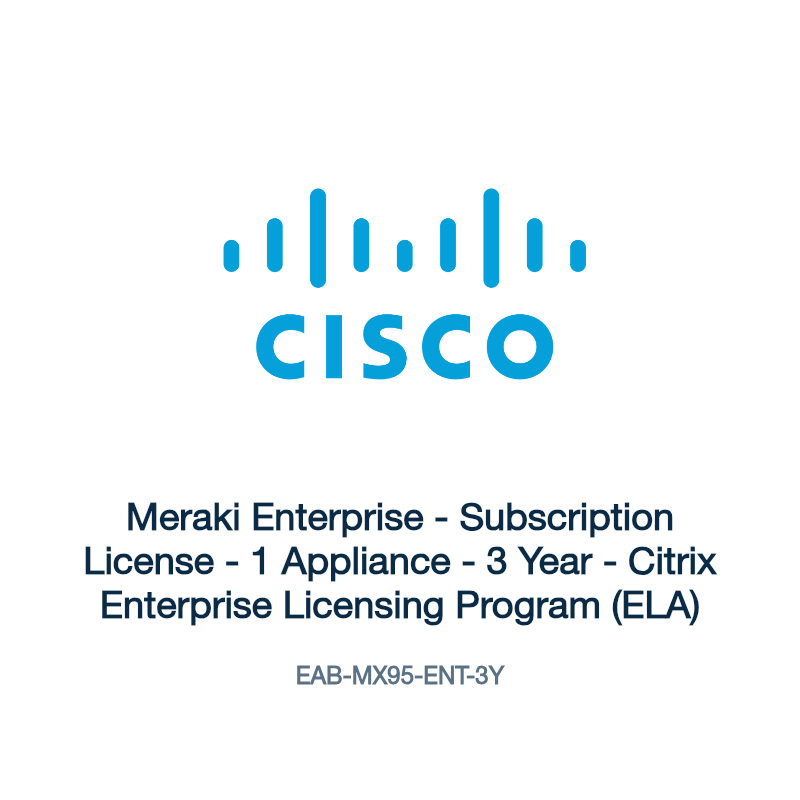 EAB-MX95-ENT-3Y: Meraki Enterprise