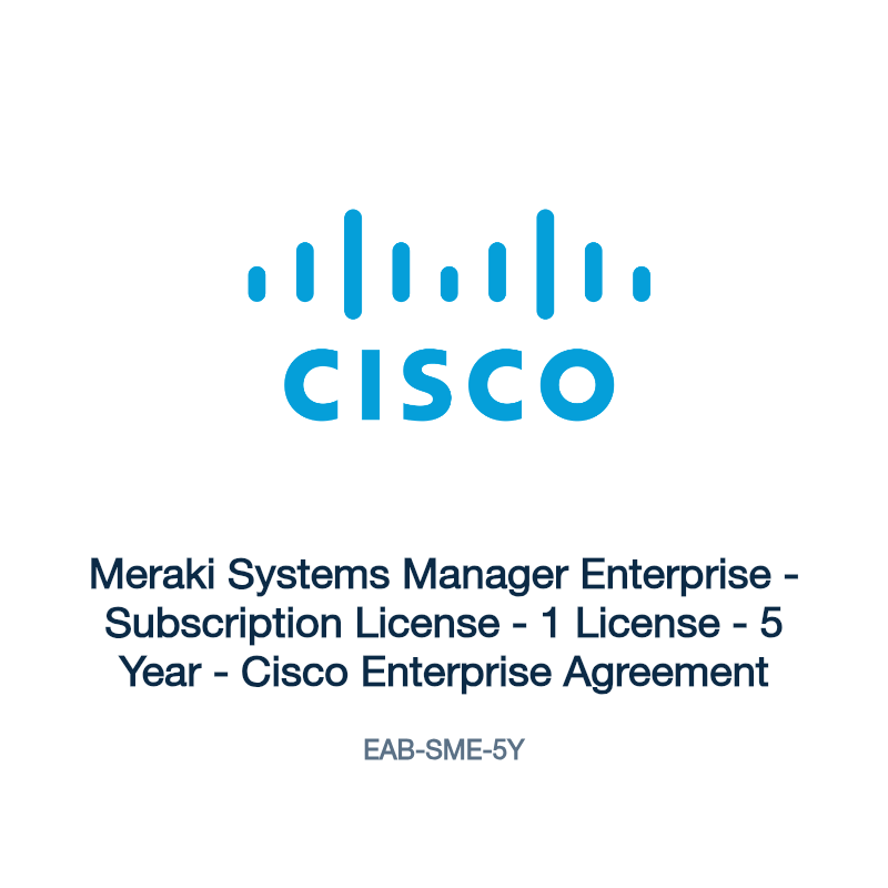 EAB-SME-5Y: Meraki Systems Manager Enterprise