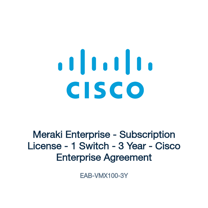 EAB-VMX100-3Y: Meraki Enterprise