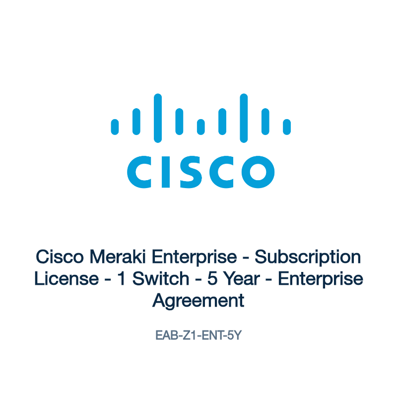 EAB-Z1-ENT-5Y: Cisco Meraki Enterprise