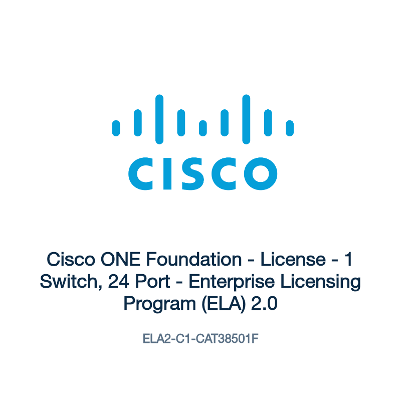 ELA2-C1-CAT38501F: Cisco ONE Foundation