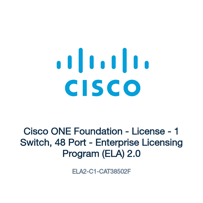 ELA2-C1-CAT38502F: Cisco ONE Foundation