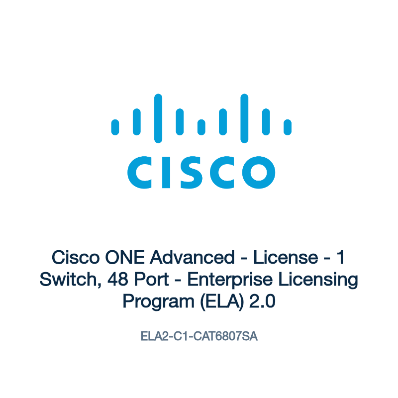 ELA2-C1-CAT6807SA: Cisco ONE Advanced
