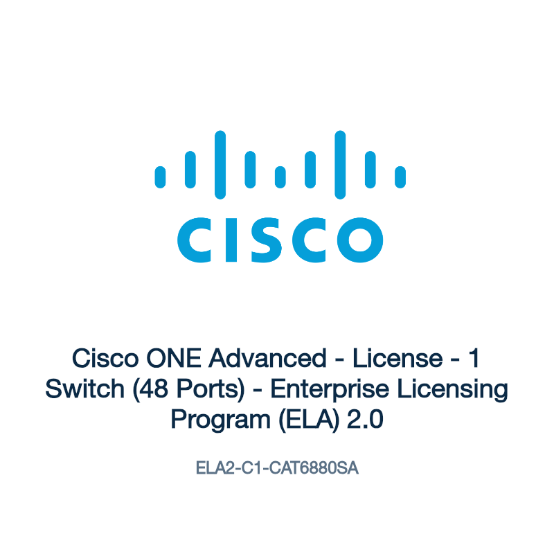 ELA2-C1-CAT6880SA: Cisco ONE Advanced