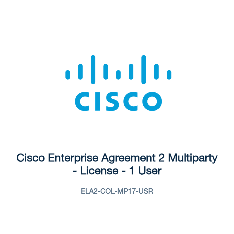 ELA2-COL-MP17-USR: Cisco Enterprise Agreement 2 Multiparty