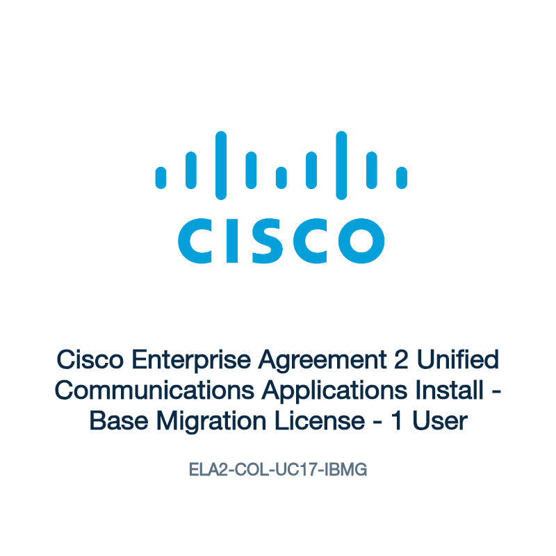 ELA2-COL-UC17-IBMG: Cisco Enterprise Agreement 2 Unified Communications Applications