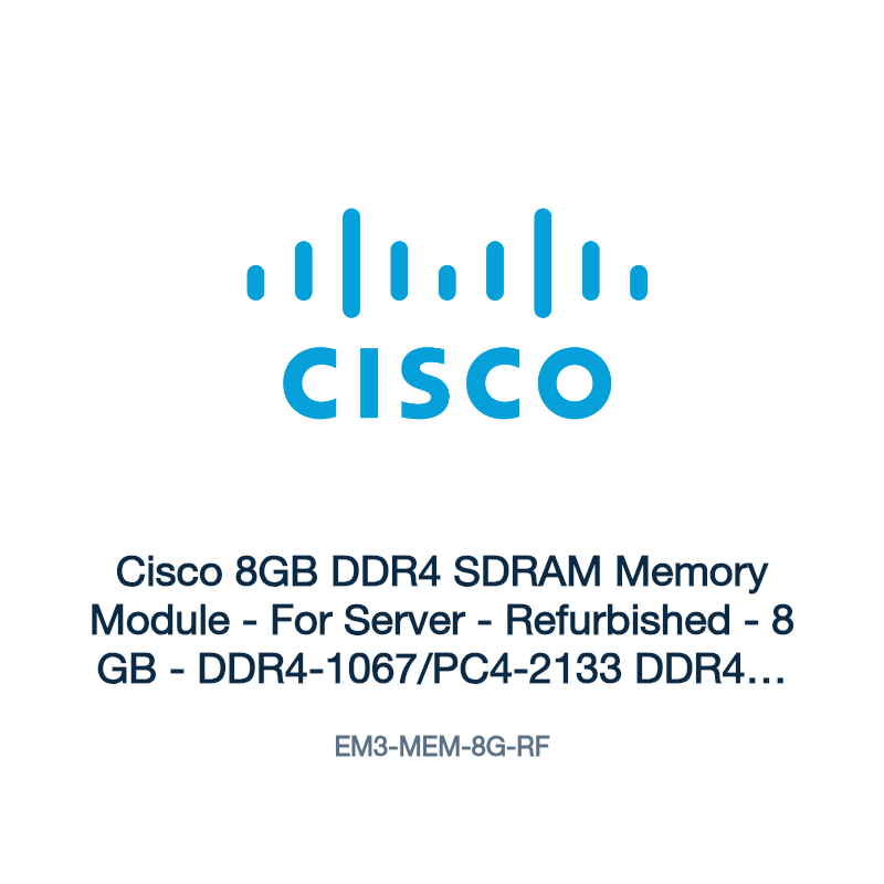 EM3-MEM-8G-RF: Cisco 8GB DDR4 SDRAM Memory Module