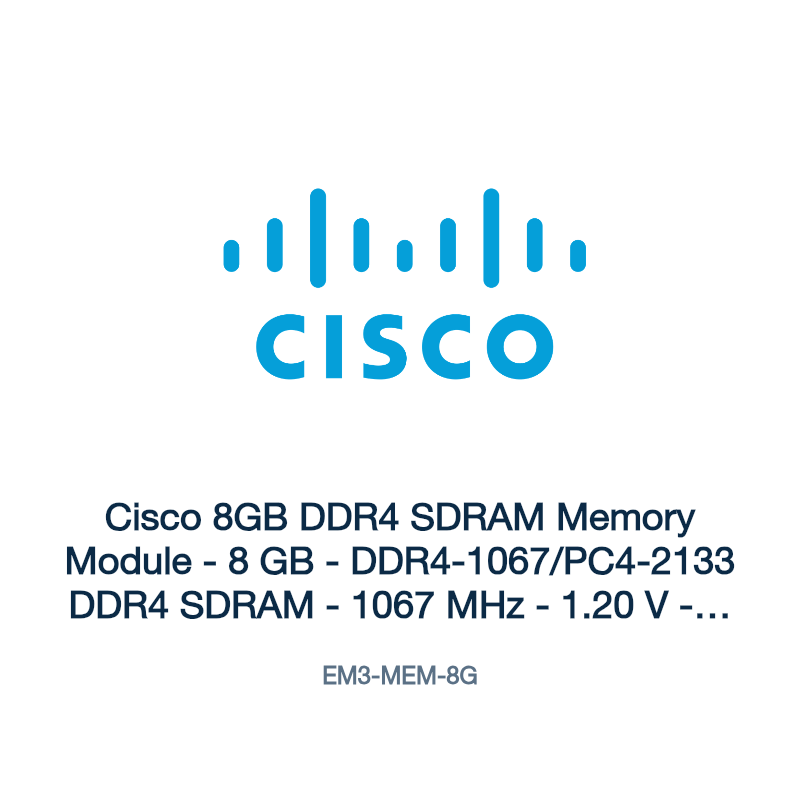 EM3-MEM-8G: Cisco 8GB DDR4 SDRAM Memory Module