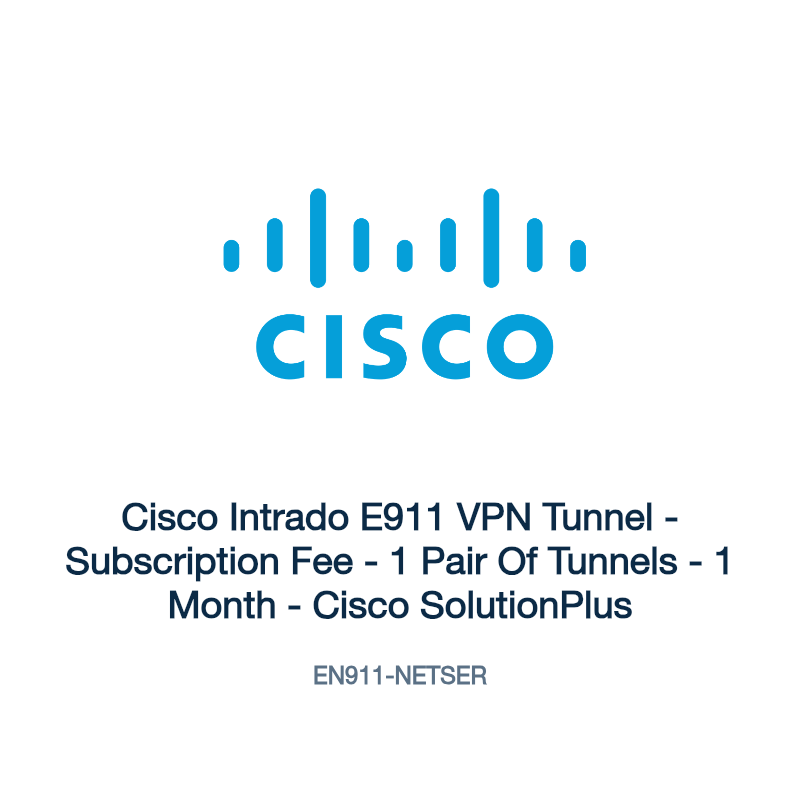 EN911-NETSER: Cisco Intrado E911 VPN Tunnel