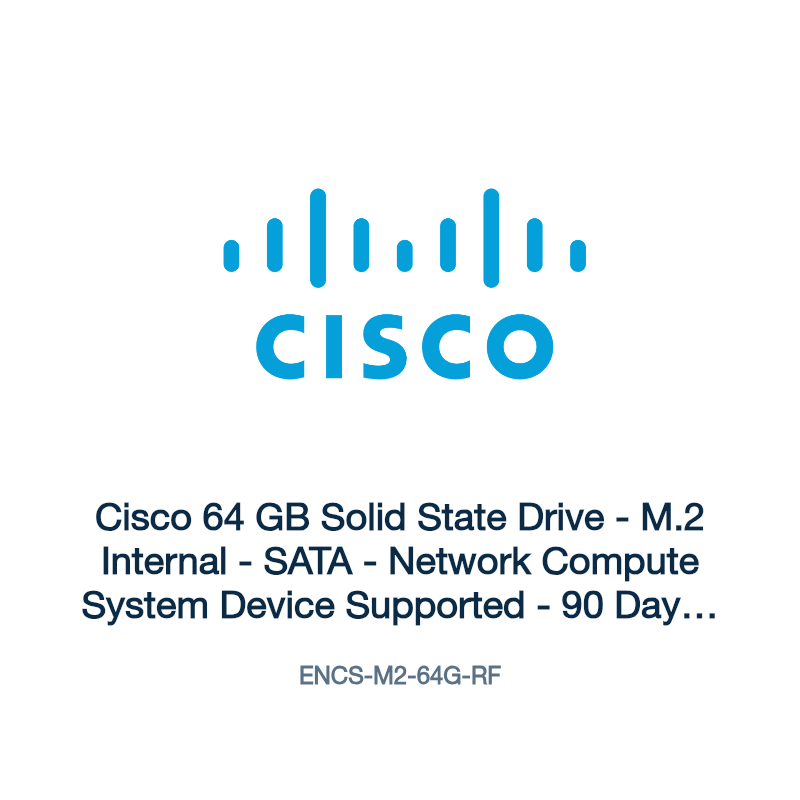 ENCS-M2-64G-RF: Cisco 64 GB Solid State Drive