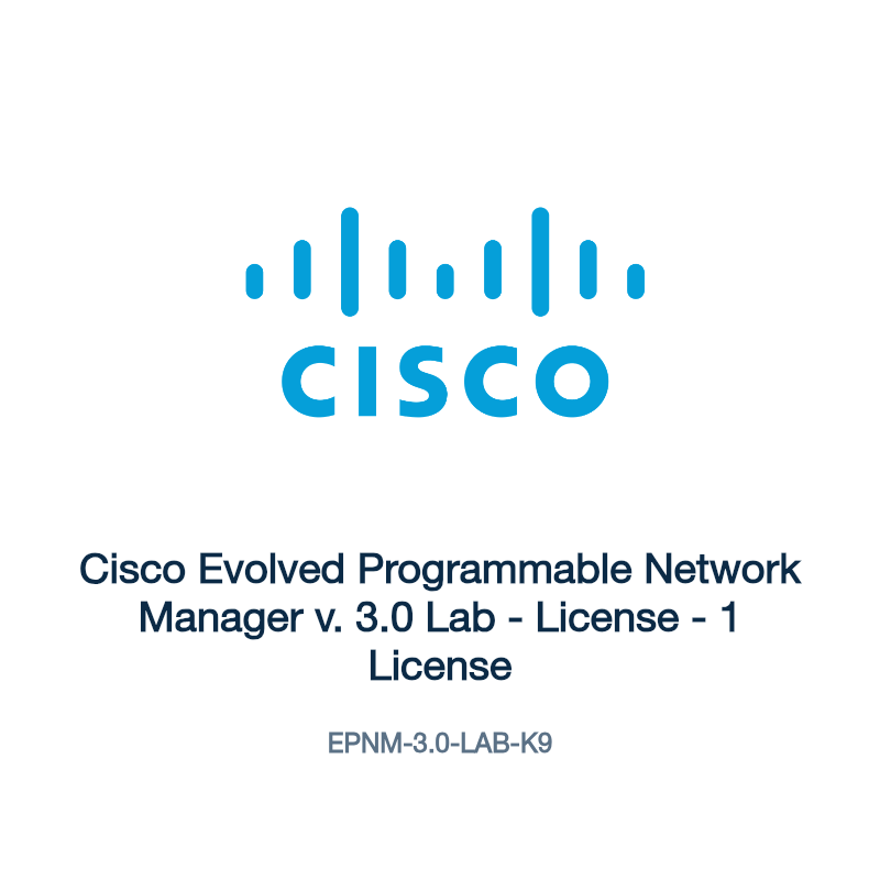 EPNM-3.0-LAB-K9: Cisco Evolved Programmable Network Manager v. 3.0 Lab