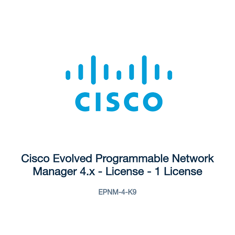EPNM-4-K9: Cisco Evolved Programmable Network Manager 4.x