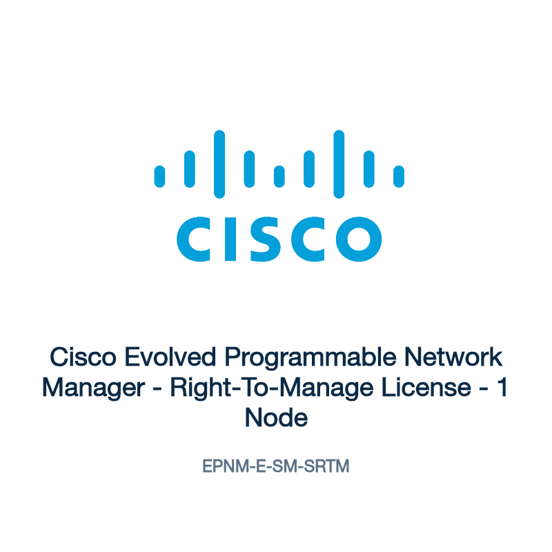 EPNM-E-SM-SRTM: Cisco Evolved Programmable Network Manager