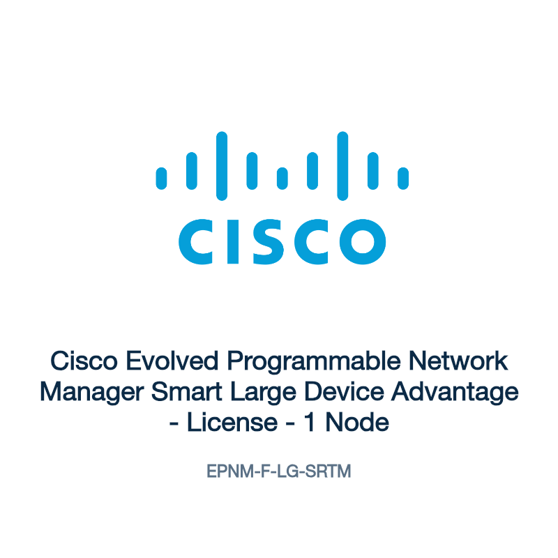 EPNM-F-LG-SRTM: Cisco Evolved Programmable Network Manager Smart Large Device