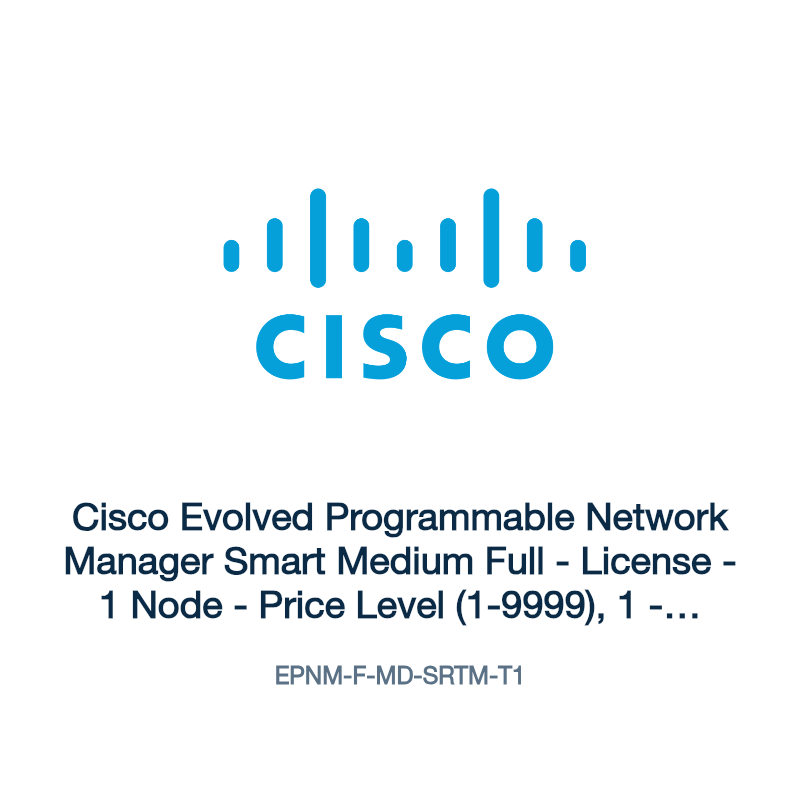 EPNM-F-MD-SRTM-T1: Cisco Evolved Programmable Network Manager Smart Medium Full
